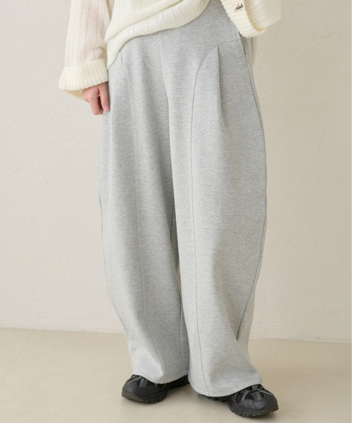 「apres jour clair」 スウェットパンツ SMALL アイボリー レディース_画像9
