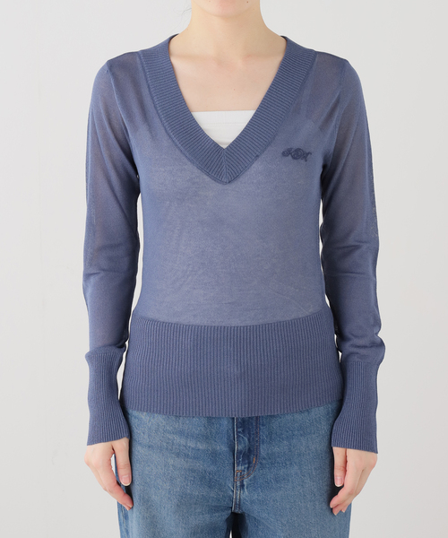 tシャツ KERNEMILK/カーネミルク Sima V-Neck レディースの画像