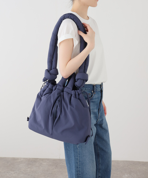 OLEND 中綿入り パデッド ショルダーバッグ ブルー OLEND 並行輸入