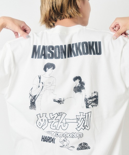 tシャツ 「めぞん一刻」テニスコート（スマッシュバニラホワイト