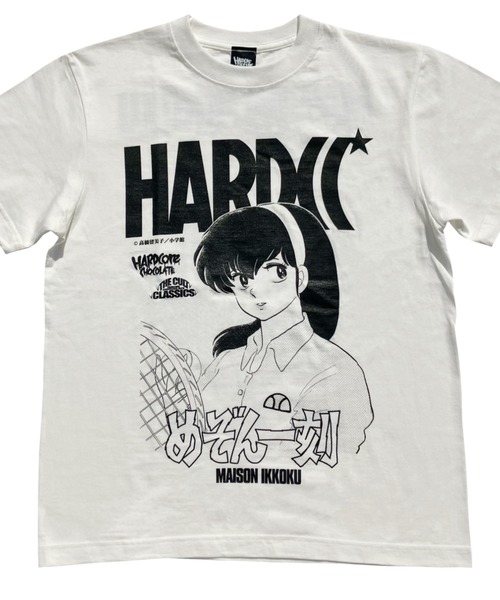 tシャツ 「めぞん一刻」テニスコート（スマッシュバニラホワイト