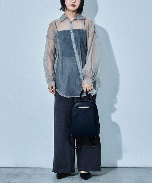 「HUNDRED」 リュック ONE SIZE ネイビー レディース_画像6