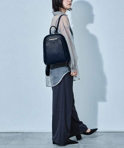 「HUNDRED」 リュック ONE SIZE ネイビー レディース_画像8
