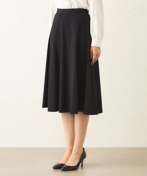 TO BE CHIC（トゥー ビー シック） フレアスカート 42 ブラック