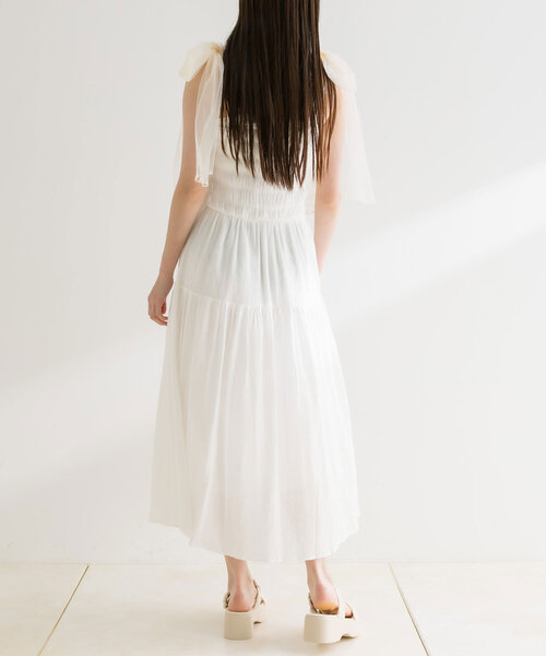 「OLIVE des OLIVE」 キャミソールワンピース SMALL ブラック レディース_画像4