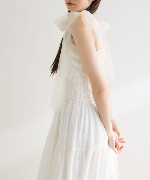 「OLIVE des OLIVE」 キャミソールワンピース SMALL ブラック レディース_画像8