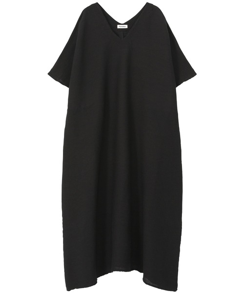 「Plantation」 半袖ワンピース M size カーキ レディース_画像4