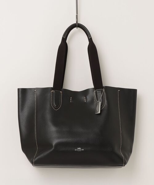 COACH（コーチ） ワンポイントトートバッグ - ブラック レディース