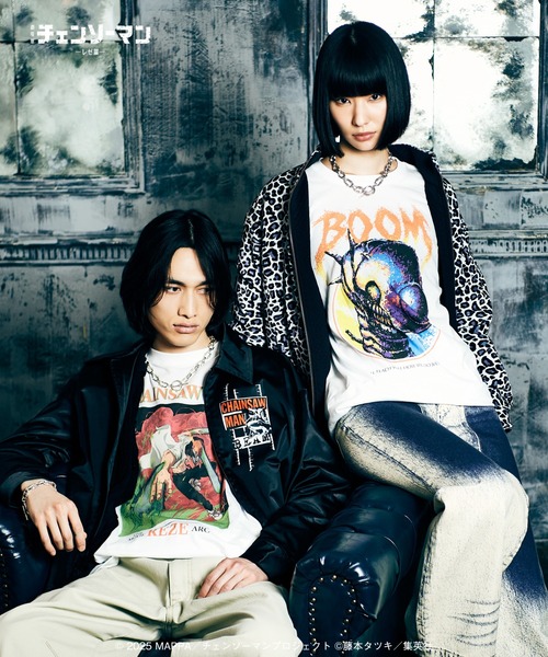 glamb（グラム） コート ジャケット Chainsaw Man ＆ Beam Jacket