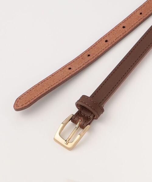本革レディースベルト2本セット黒と茶LeatherBelt牛革BEAMSシップス BEAUTY＆YOUTH UNITED ARROWS ベルト レザーロングベルト 2
