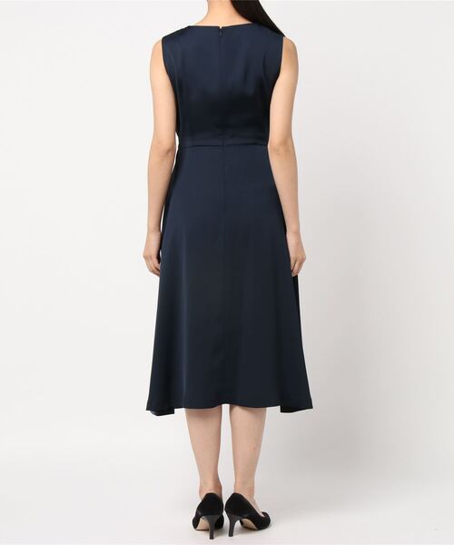 ショップ ドレス 通販 Paypayモール サテン配色フレアワンピース Zozotown Paypayモール店 プルな Theboxingtribune Com