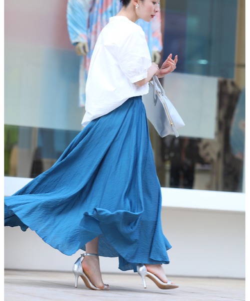 cawaii スカート 楽もキレイも叶う 軽ふわサーキュラースカート