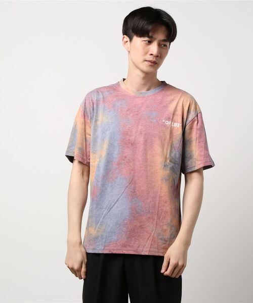 tシャツ 「HOOK」個性派タイダイ染め半袖tシャツ メンズ