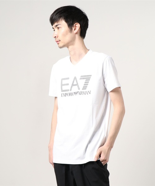 tシャツ Tシャツ 【エンポリオ アルマーニ EA7】TRAIN VISIBILITY Vネック半袖Tシャツ|ZOZOTOWN |03