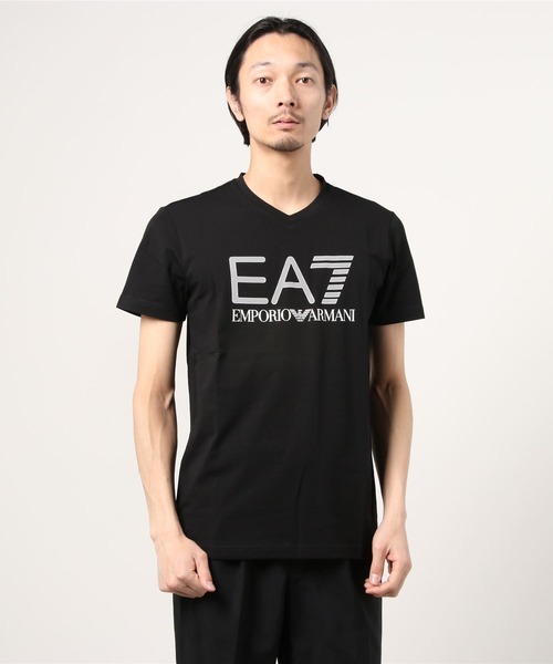 tシャツ Tシャツ 【エンポリオ アルマーニ EA7】TRAIN VISIBILITY Vネック半袖Tシャツ|ZOZOTOWN |04