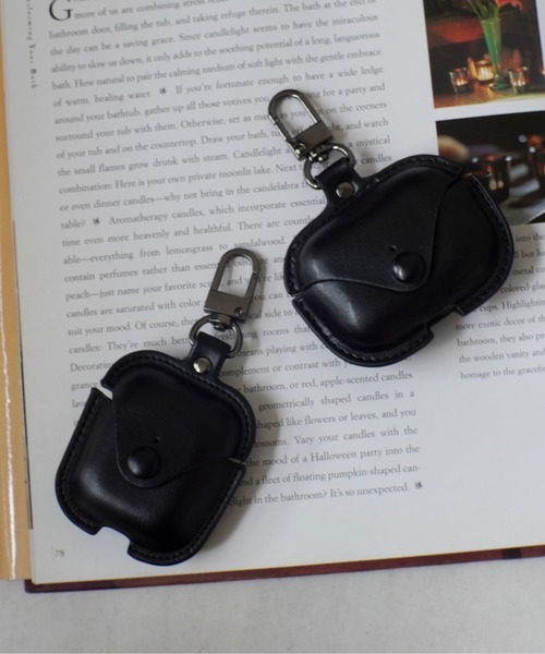 ☆国内発送 Bobby イヤフォンケース☆ Port イヤホン ヘッドホン フェイクレザー AirPods1/2 / AirPods