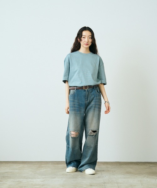 【日本未入荷】カルバンクライン Tシャツ 半袖 XXL ブルー 男女兼用 CK Calvin Klein Jeans カルバンクライン Tシャツ メンズ 半袖