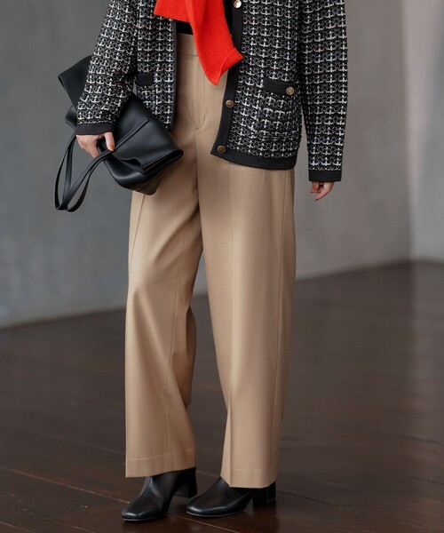 23区 パンツ 「CLASSY.1月号掲載」ウールミルドストレッチ