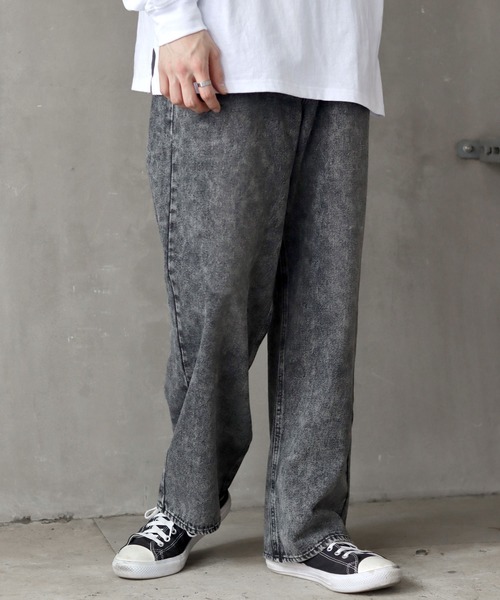 SITRY ジーンズ Wide Tapered Denim pants/ワイドテーパード