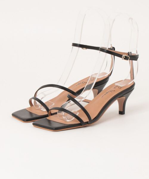 TITE IN THE STORE ブラックサンダル TITE IN THE STORE｜ティテ インザ ストアのサンダル通販 - ZOZOTOWN