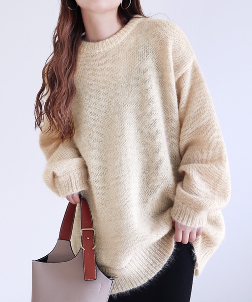 reca（レカ） ニット セーター ラメシャギーニットプルオーバー