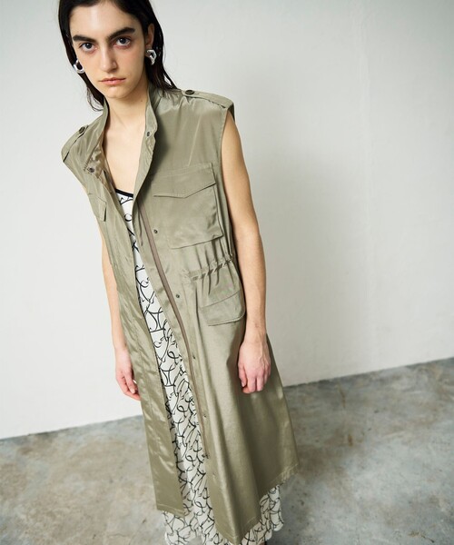 GRACE CONTINENTAL（グレースコンチネンタル） ベスト ジレ ミリタリー