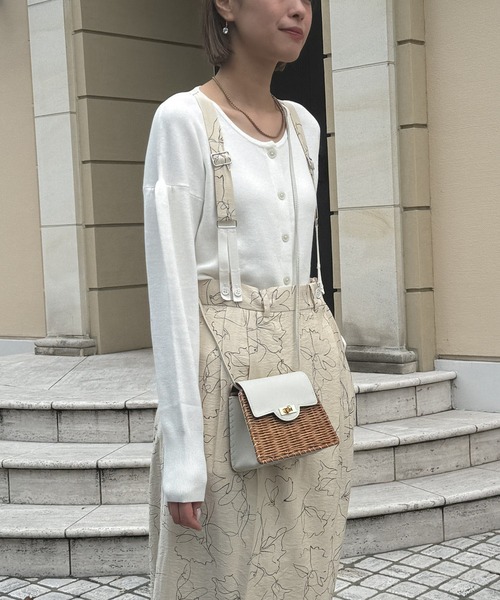 BAGMATI レザーコンビミニショルダーバッグ BAGMATI】レザーコンビミニショルダーバッグ（ショルダーバッグ