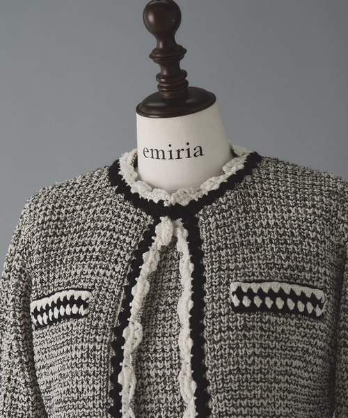 emiriawiz（エミリアウィズ） カーディガン 入園式 卒園式 Serre knit