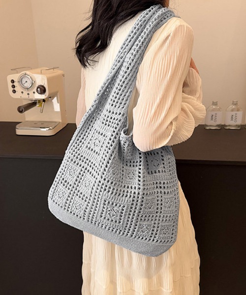 miniministore（ミニミニストア） トートバッグ ニットバッグ クロシェ