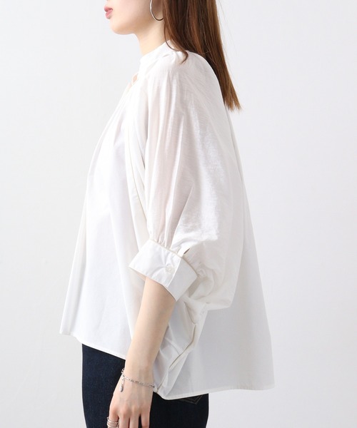 ブラウス シャツ AnnnaNicola パイピング配色ブラウス レディース Anna Nicola ブラウス シャツ AnnnaNicola パイピング配色