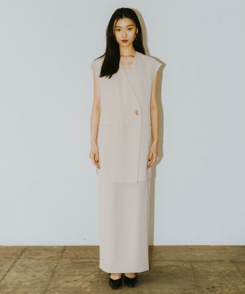 ANDRESD ドレス バックシアージレセットアップドレス / back sheer