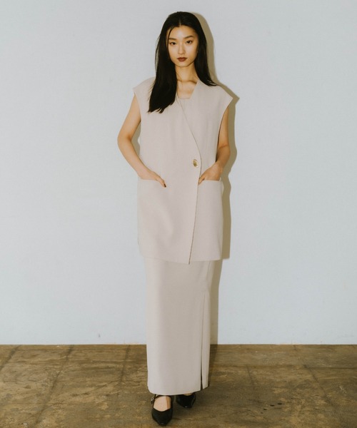ANDRESD ドレス バックシアージレセットアップドレス / back sheer