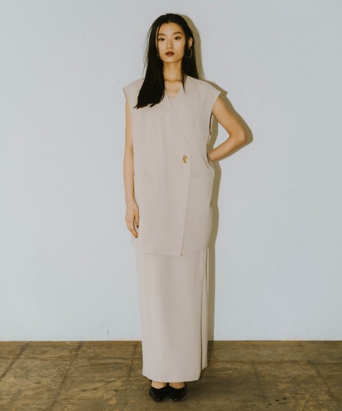ANDRESD ドレス バックシアージレセットアップドレス / back sheer