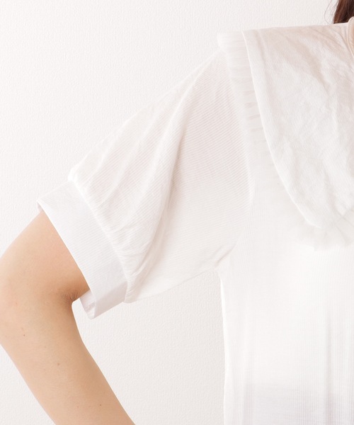 Lace Ladies（レースレディース） ブラウス シャツ 半袖 リボン付き