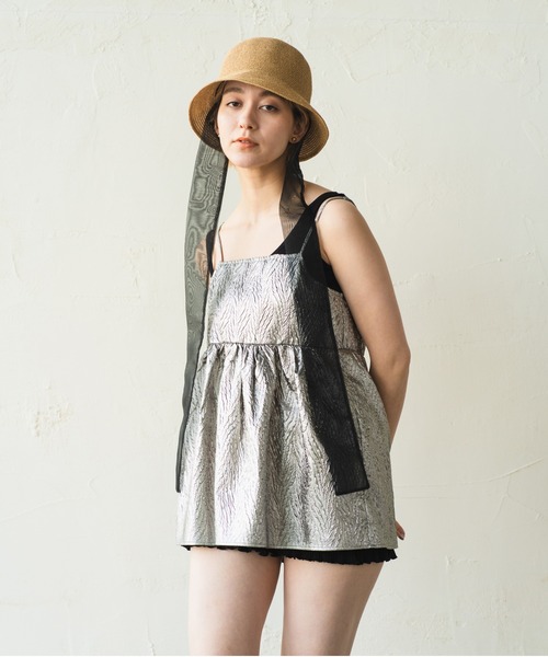 ORIENT MILLINERY 帽子 ハット KAJA「カハ」シアーリボン