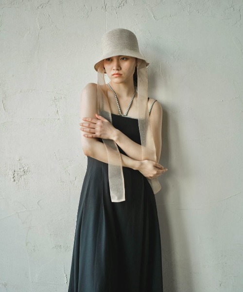 ORIENT MILLINERY 帽子 ハット KAJA「カハ」シアーリボン