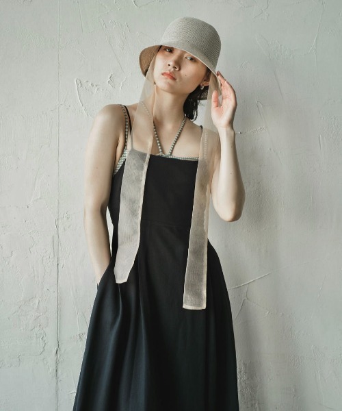 ORIENT MILLINERY 帽子 ハット KAJA「カハ」シアーリボン