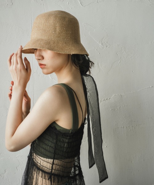 ORIENT MILLINERY 帽子 ハット KAJA「カハ」シアーリボン