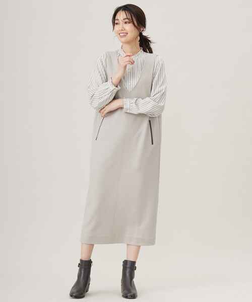 J.PRESS（J.プレス） スカート 「洗える」ウールスムース ジャンパー