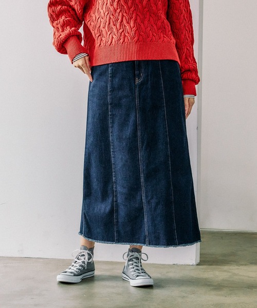 GLOBAL WORK（グローバルワーク） デニムスカート GOODデニムナロー