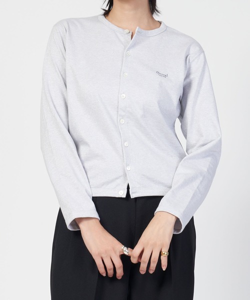 カーディガン CREW NECK CARDIGAN クルー ネック カーディガン レディース メンズ