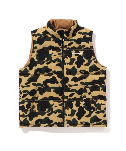 ダウンベスト ベスト 1ST CAMO REVERSIBLE DOWN VEST メンズ 