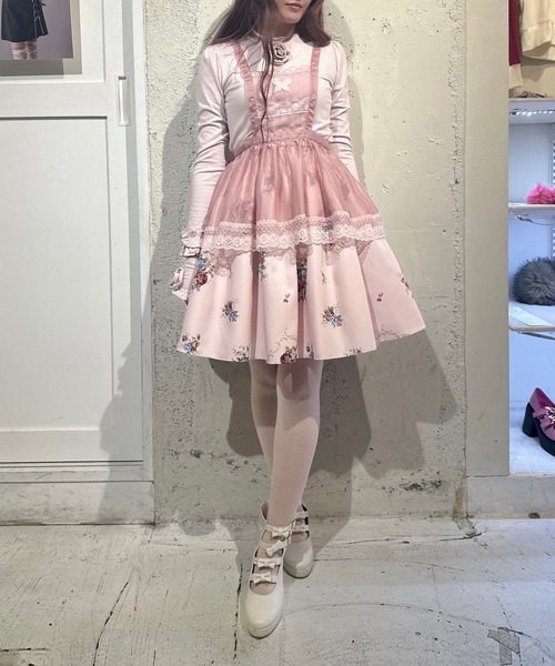 MILK ジャンパースカート Bed of Roses エプロン : ZOZOTOWN