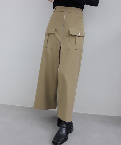 Sea NEW YORK スカート スリット ロング スカート ジップススリットロングスカート : ZOZOTOWN Yahoo!店 - 通販