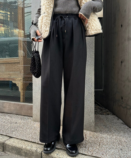 CIAOPANIC TYPY パンツ ウールライクスラックスイージーパンツ