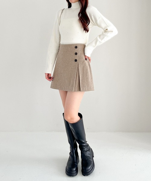 Heather（ヘザー） ニット セーター ビジュータートルニット 234266