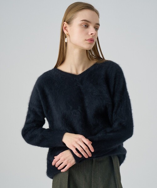 アナイ　ニット ANAYI ニット セーター フラッフィオーバーサイズ プルオーバー