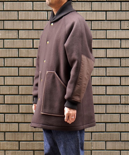 BROOKLYN OVERALL チェスターコート コート ロングスタジャン メンズ