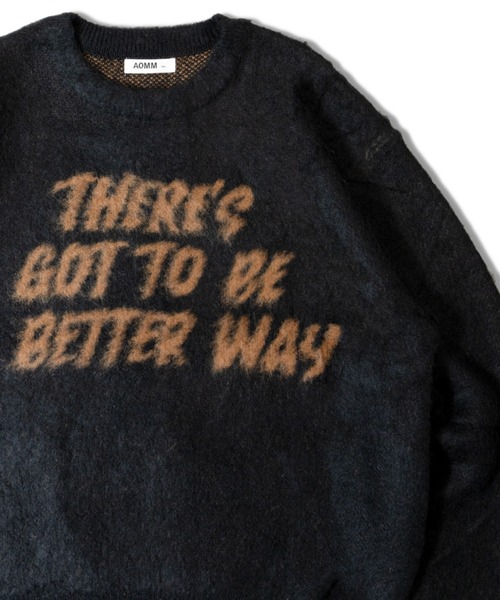 JACKROSE（ジャックローズ） セーター ニット JE-シャギーロゴニット