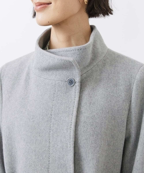 mkmk　デニミスト ウール ジャケットコート L グレー MICHEL KLEIN（ミッシェルクラン） コート アウター 「定番人気